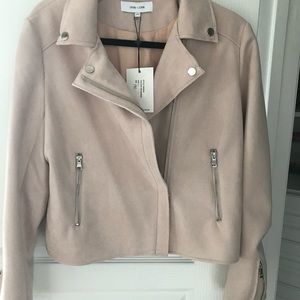Gorgeous brand new faux suede moto jacket